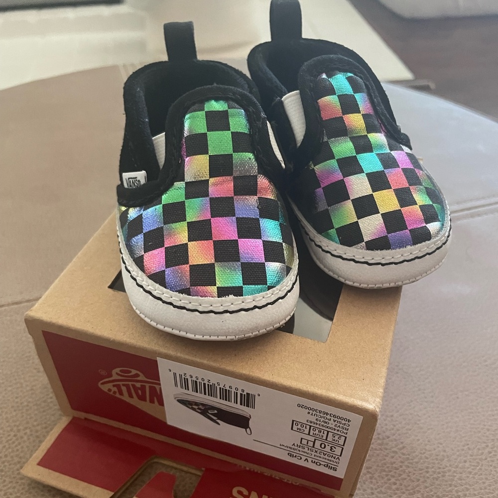 Vans crib shoes size 3 in great condition